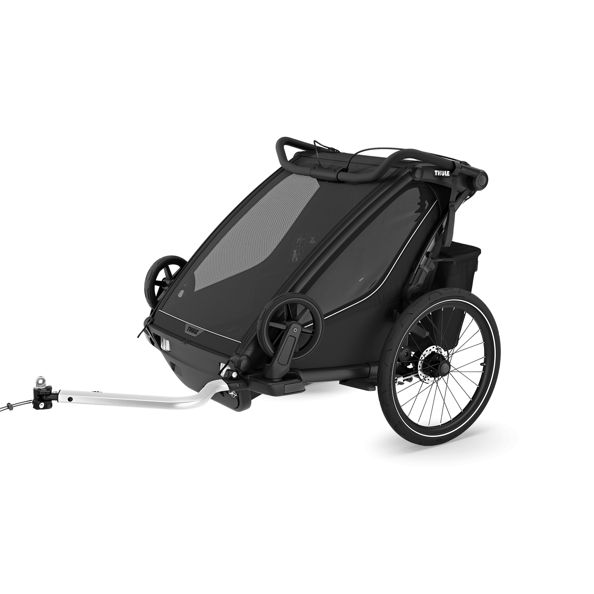 fahrradanhänger thule chariot cougar 2 Thule Chariot Sport 2 double schwarz