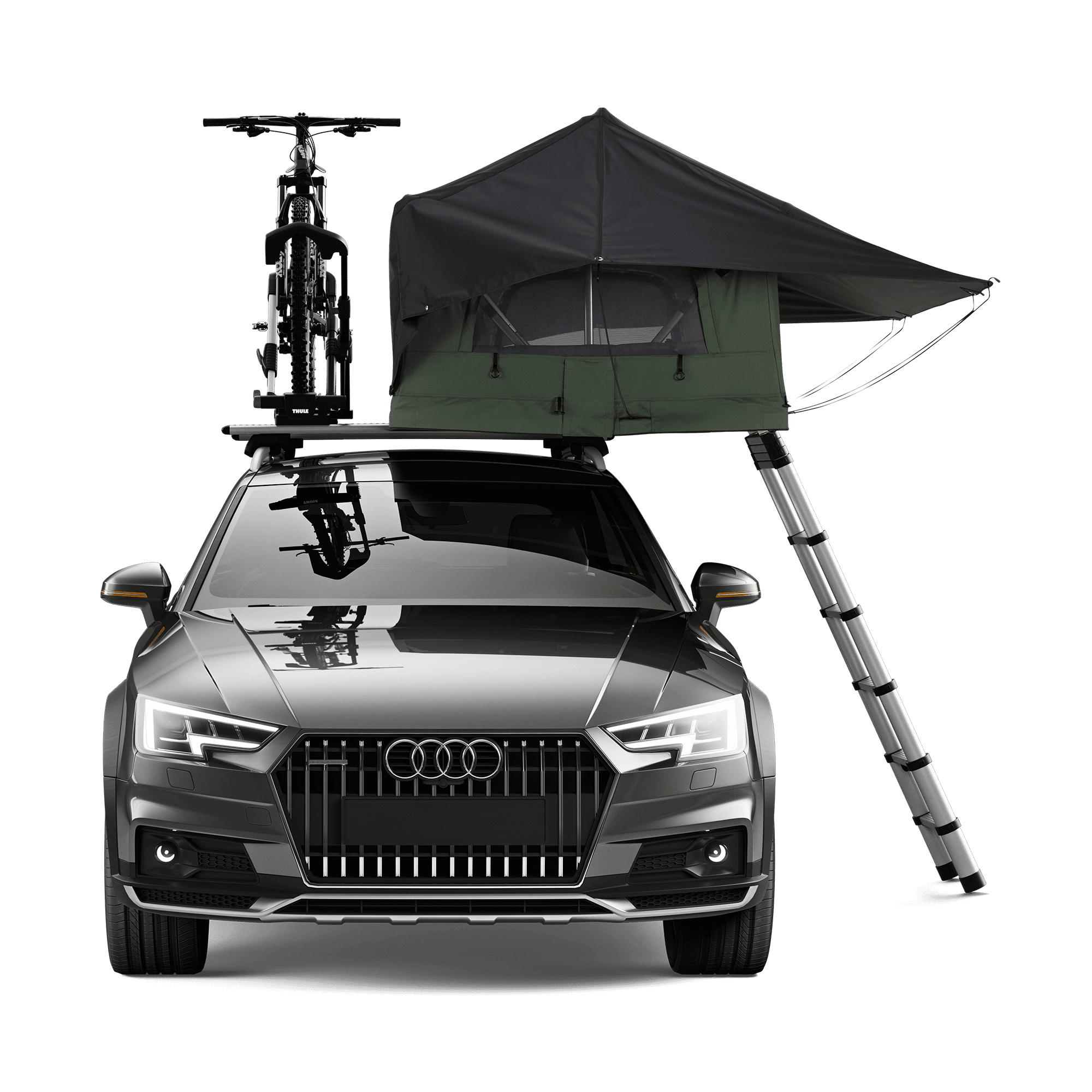 Thule Foothill 2-Personen-Dachzelt agavengrün