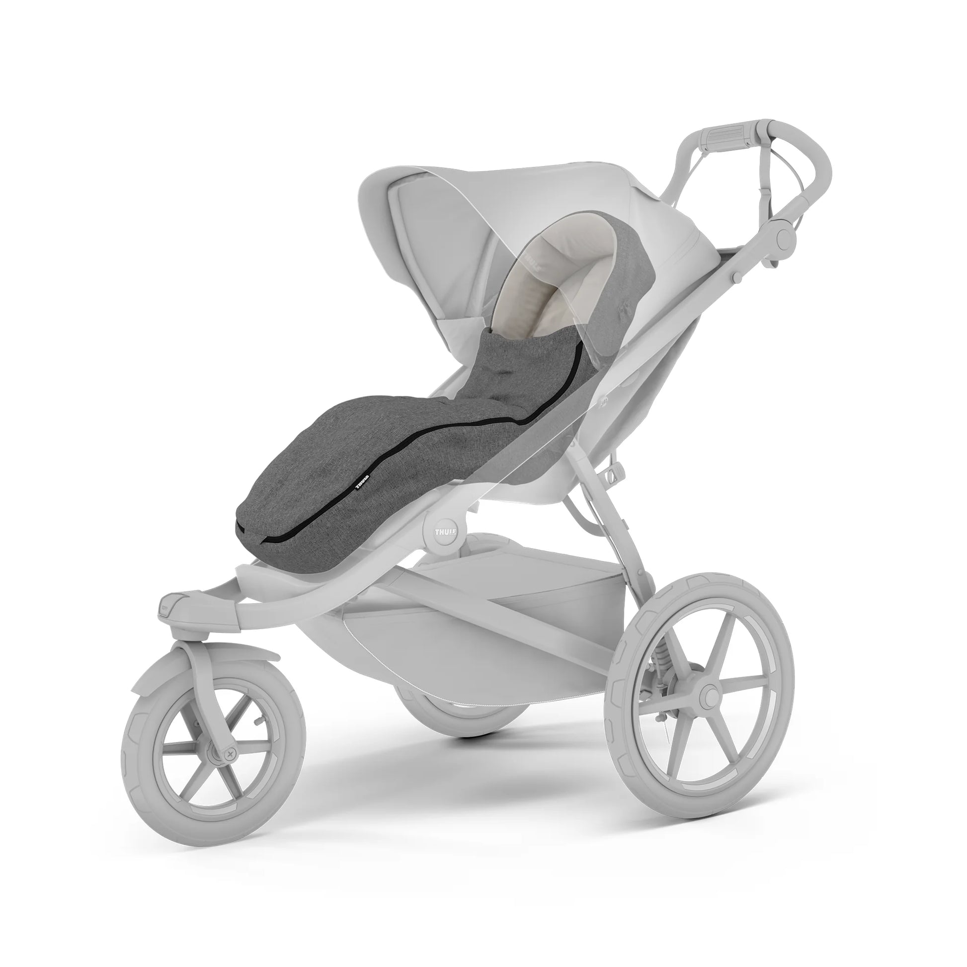 Thule Thule Stroller Footmuff Grey Melange – 11200329 – Produktbild 4