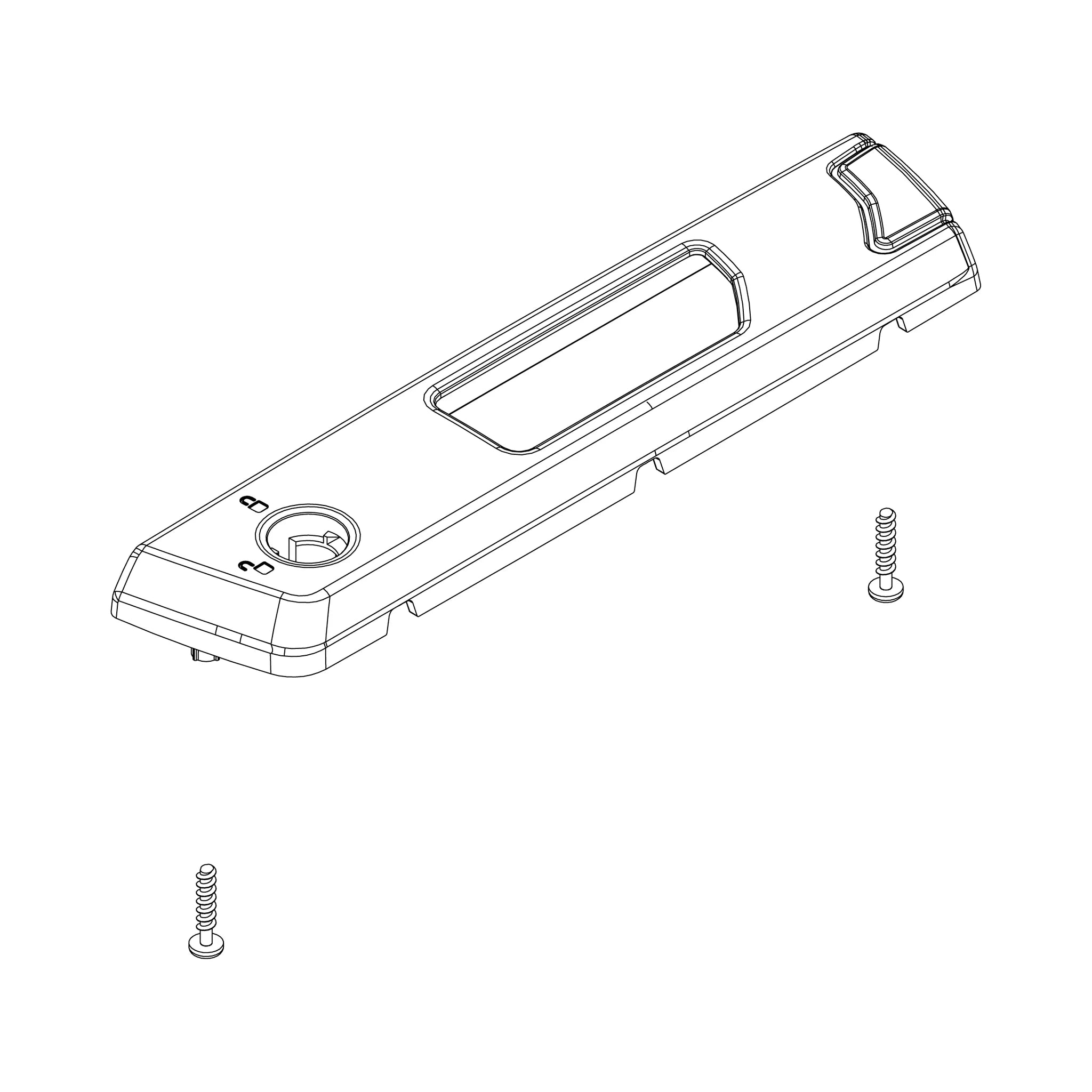 Thule Cover locking cylinder left – 1500014053 – Produktbild 1