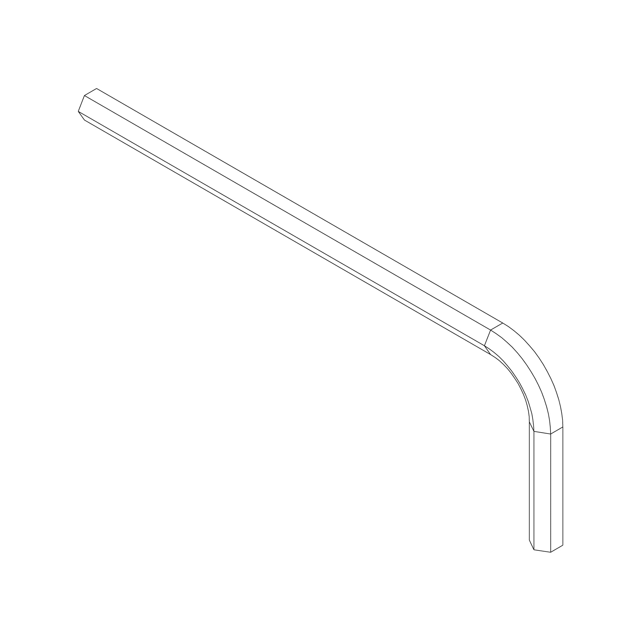 Thule Hexagon Key 3mm – 1500051294 – Produktbild 1