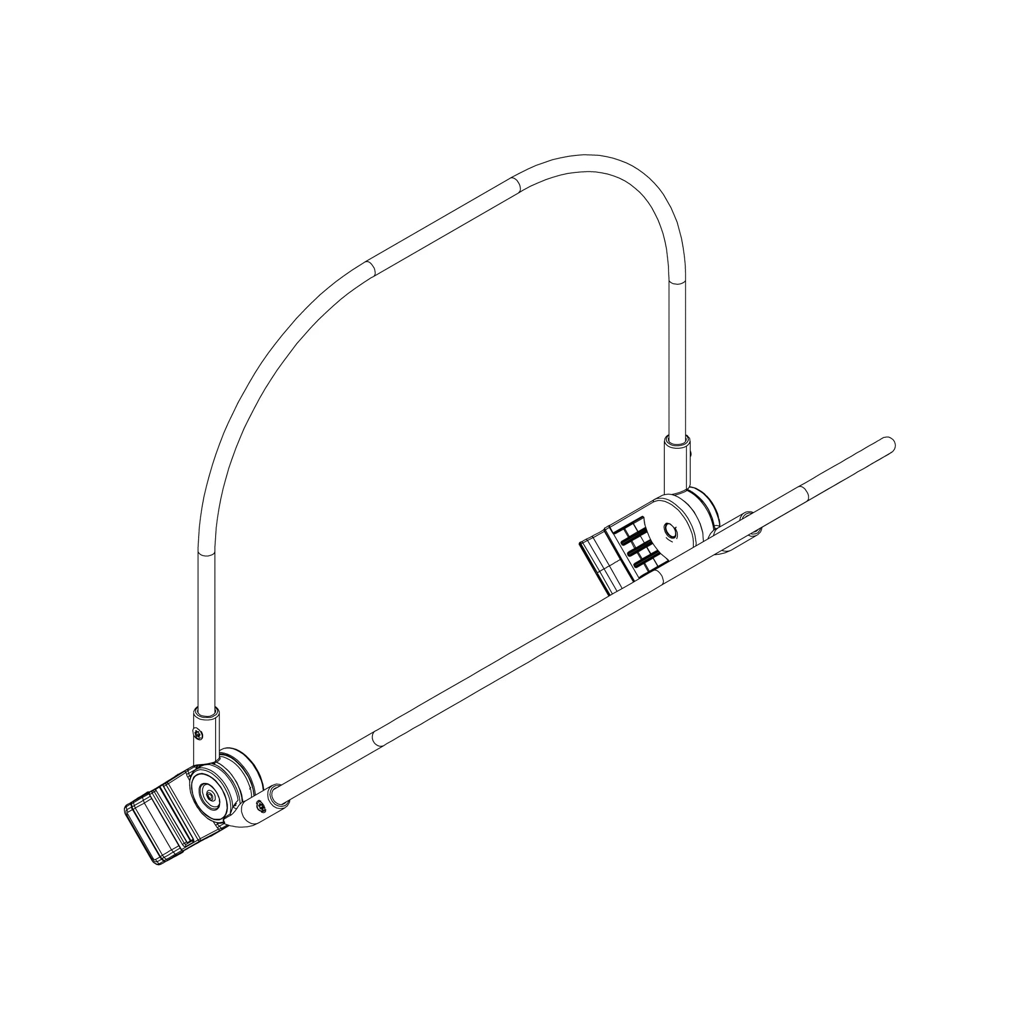Thule Sibling Seat Canopy Hardware – 1500054017 – Produktbild 1