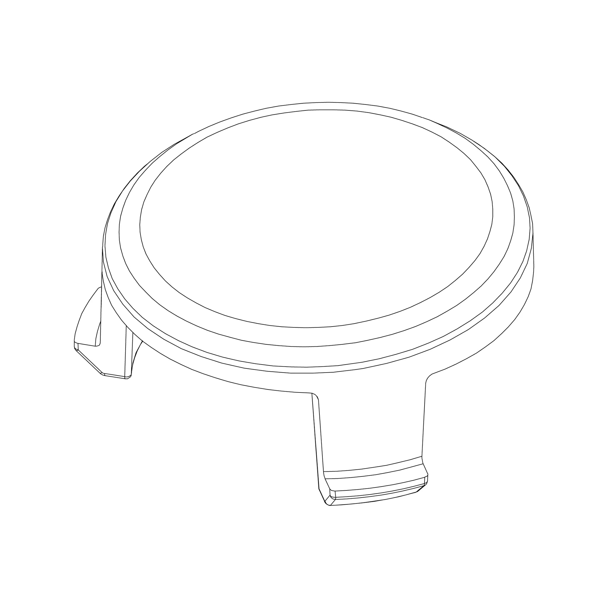 Thule Main Footrest Adj Btn (each) – 1500054096 – Produktbild 1