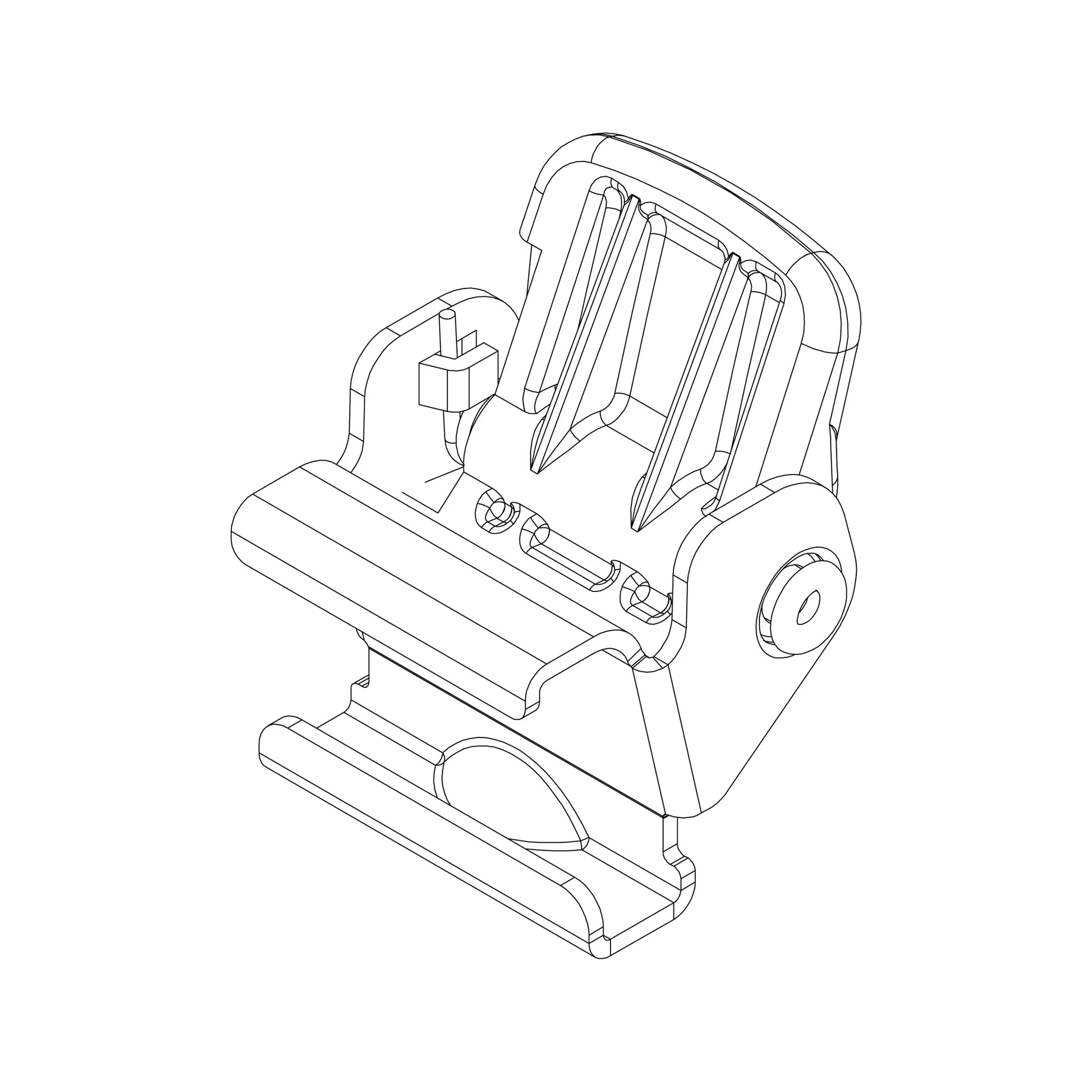 Thule Push button wheel holder – 1500054477 – Produktbild 1