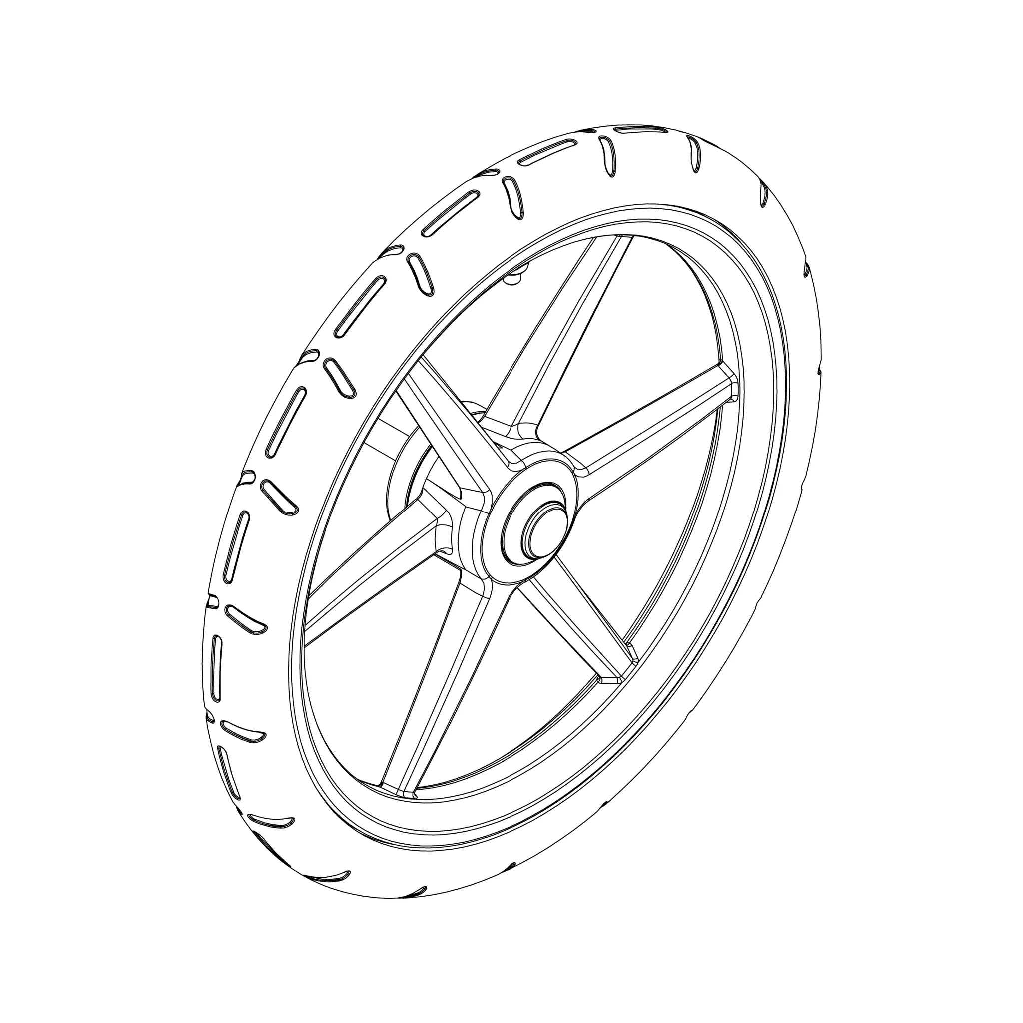 Thule REAR WHEEL ASSY R 16IN UG 18-X – 1500054548 – Produktbild 1