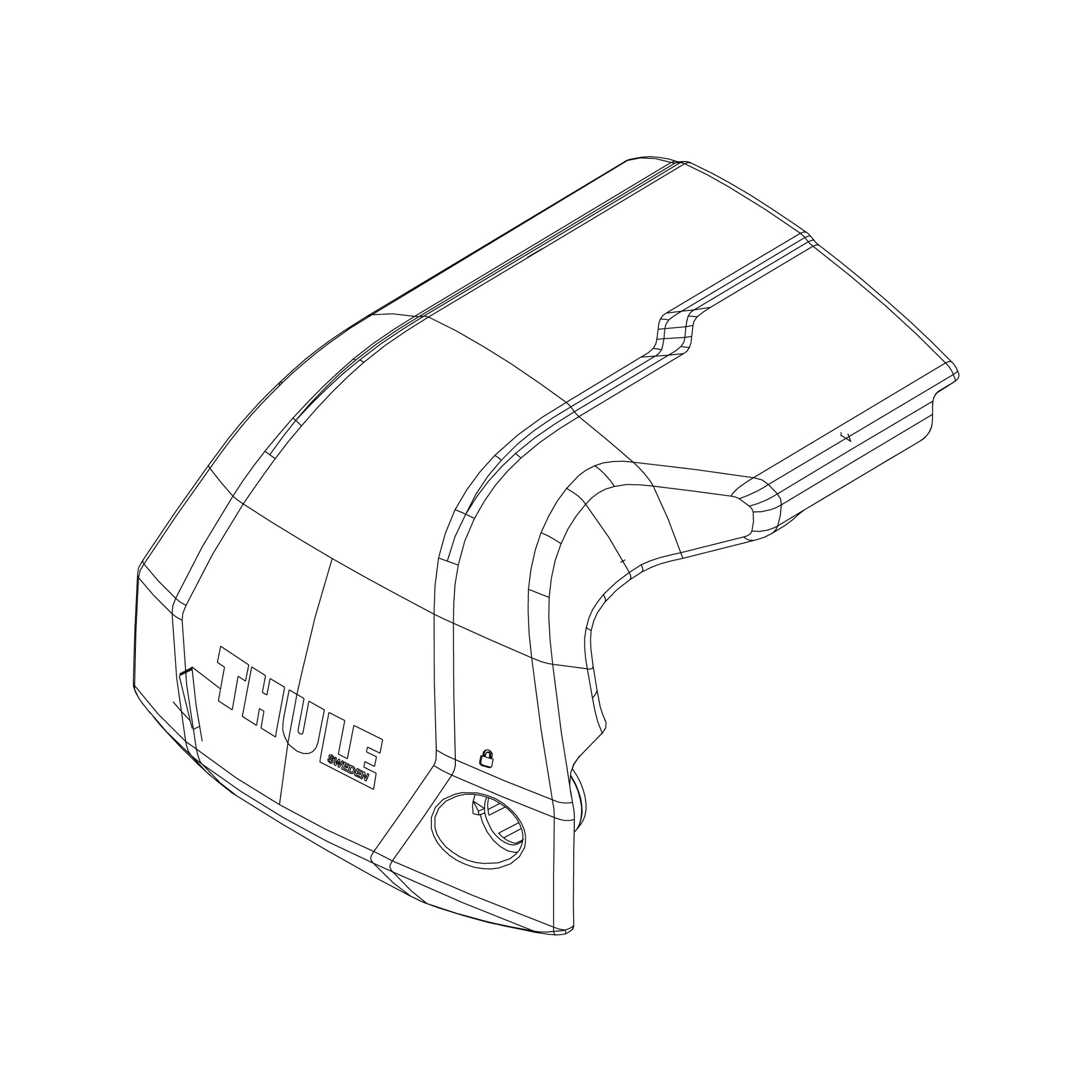 Thule EDGE Fixpoint cover left – 1500054735 – Produktbild 1