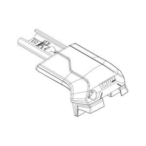 Thule FOOT, RAISED RAIL EDGE RIGHT – 1500054744 – Produktbild 1