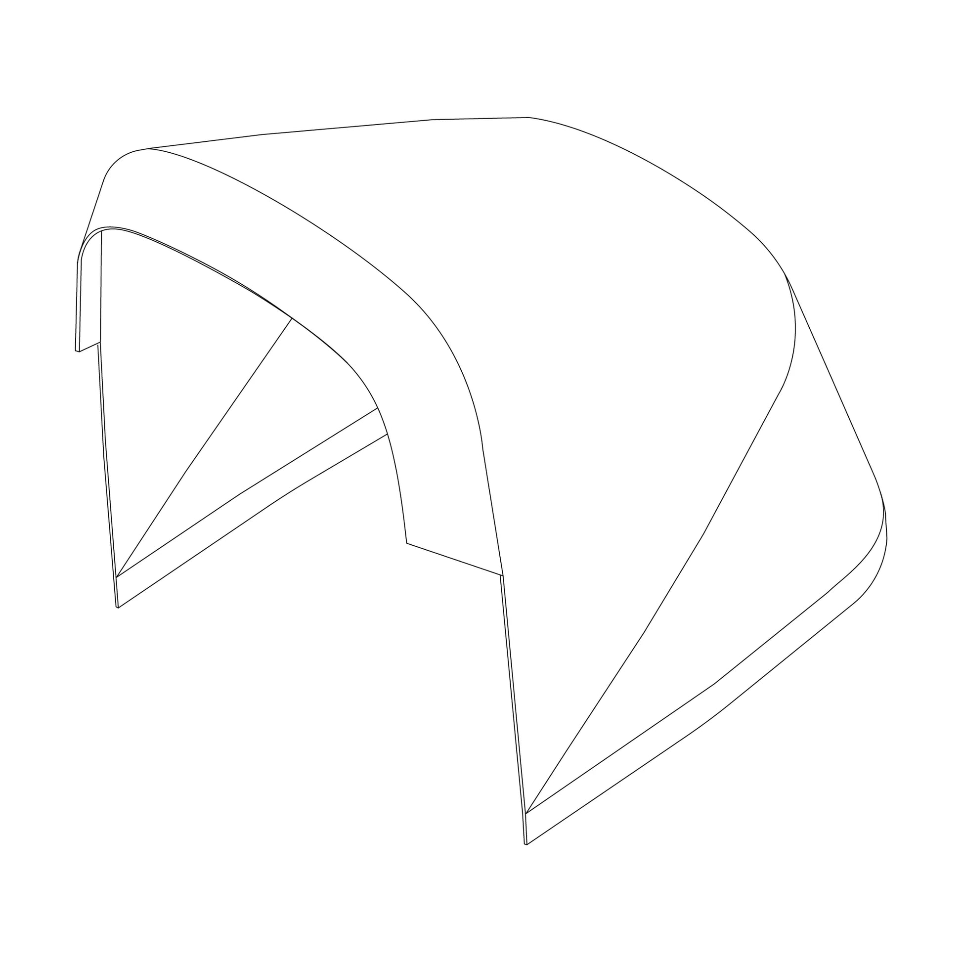 Thule Canopy fabric Misty rose – 1500054759 – Produktbild 1