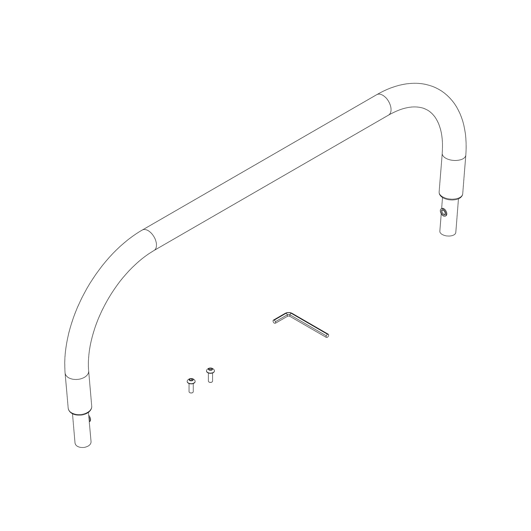 Thule Courier Handle Bar Complete – 1500054782 – Produktbild 1