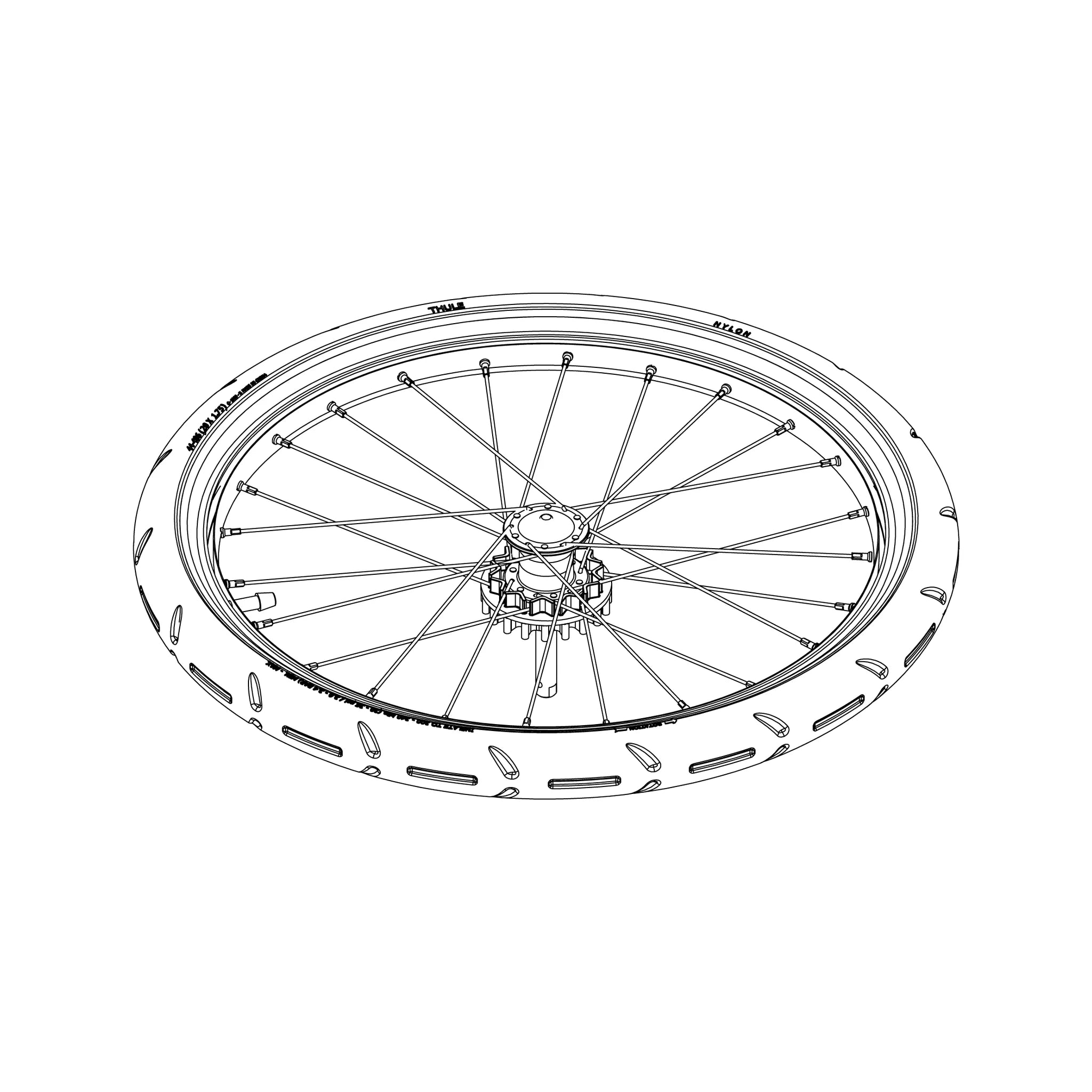 Thule Courier Rear Wheel LH – 1500054784 – Produktbild 1