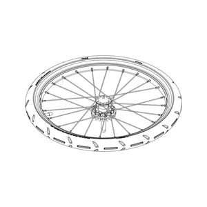 Thule Courier Rear Wheel LH – 1500054784 – Produktbild 1