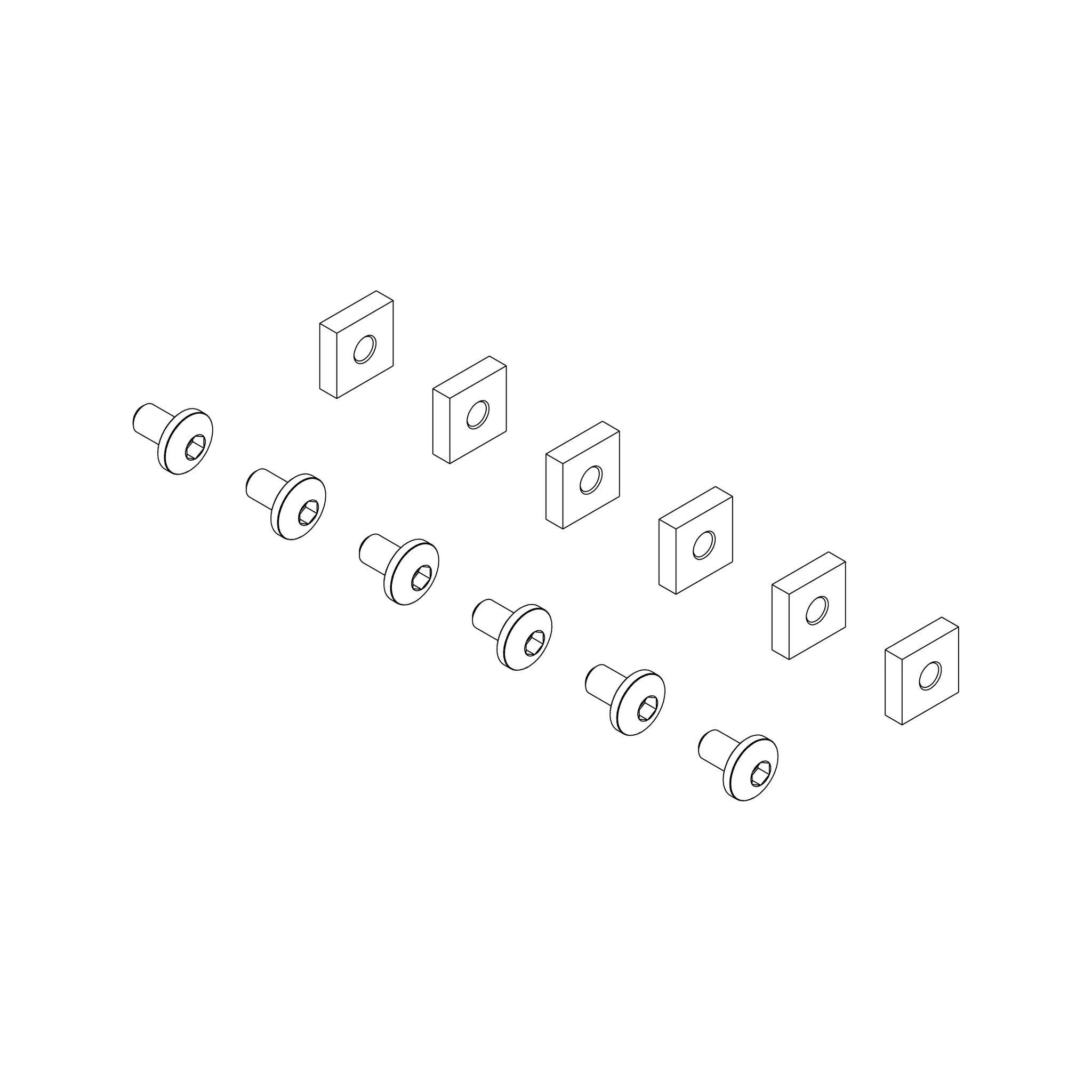Thule SCREW NUT CAPROCK – 1500054946 – Produktbild 1