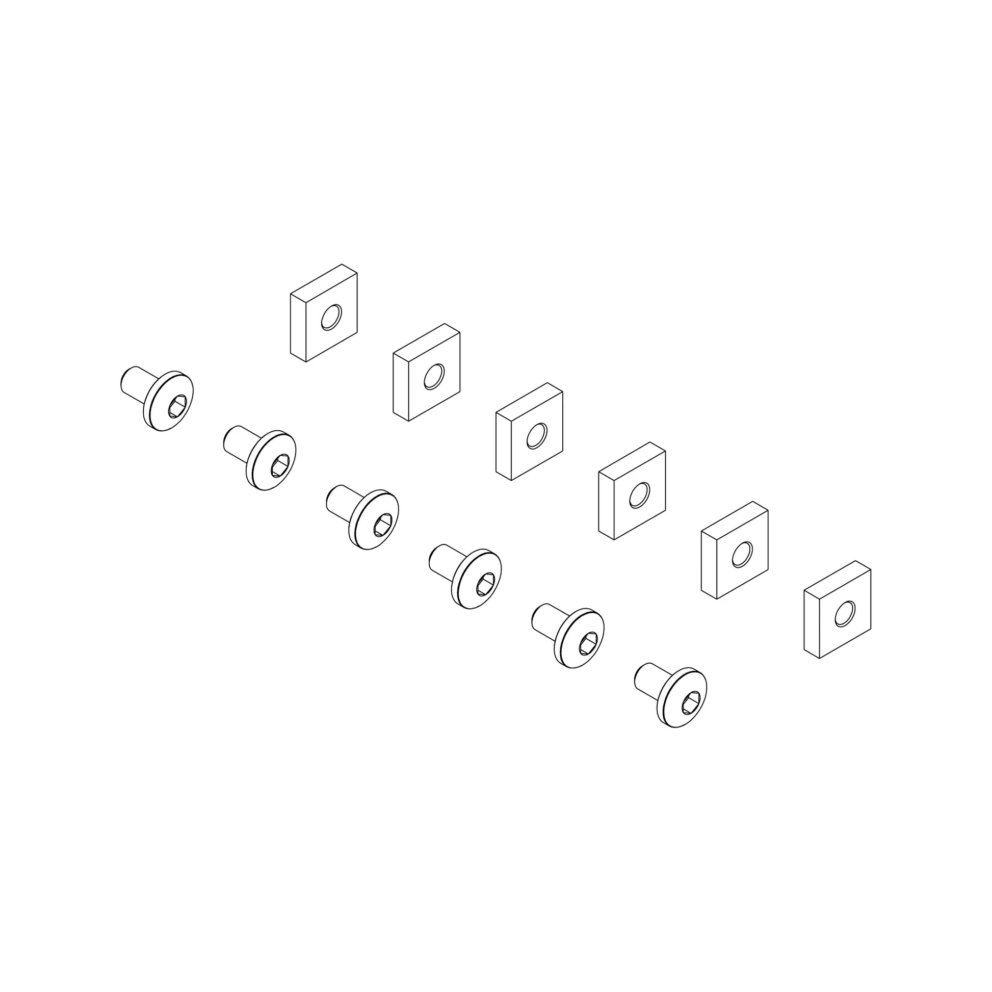 Thule SCREW NUT CAPROCK – 1500054946 – Produktbild 1