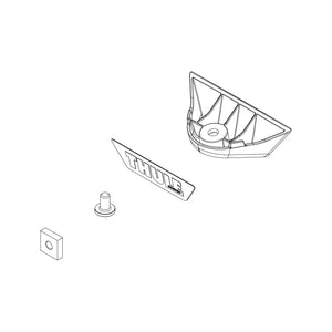 Thule Back Logo + M8 Nut and Screw – 1500054973 – Produktbild 1