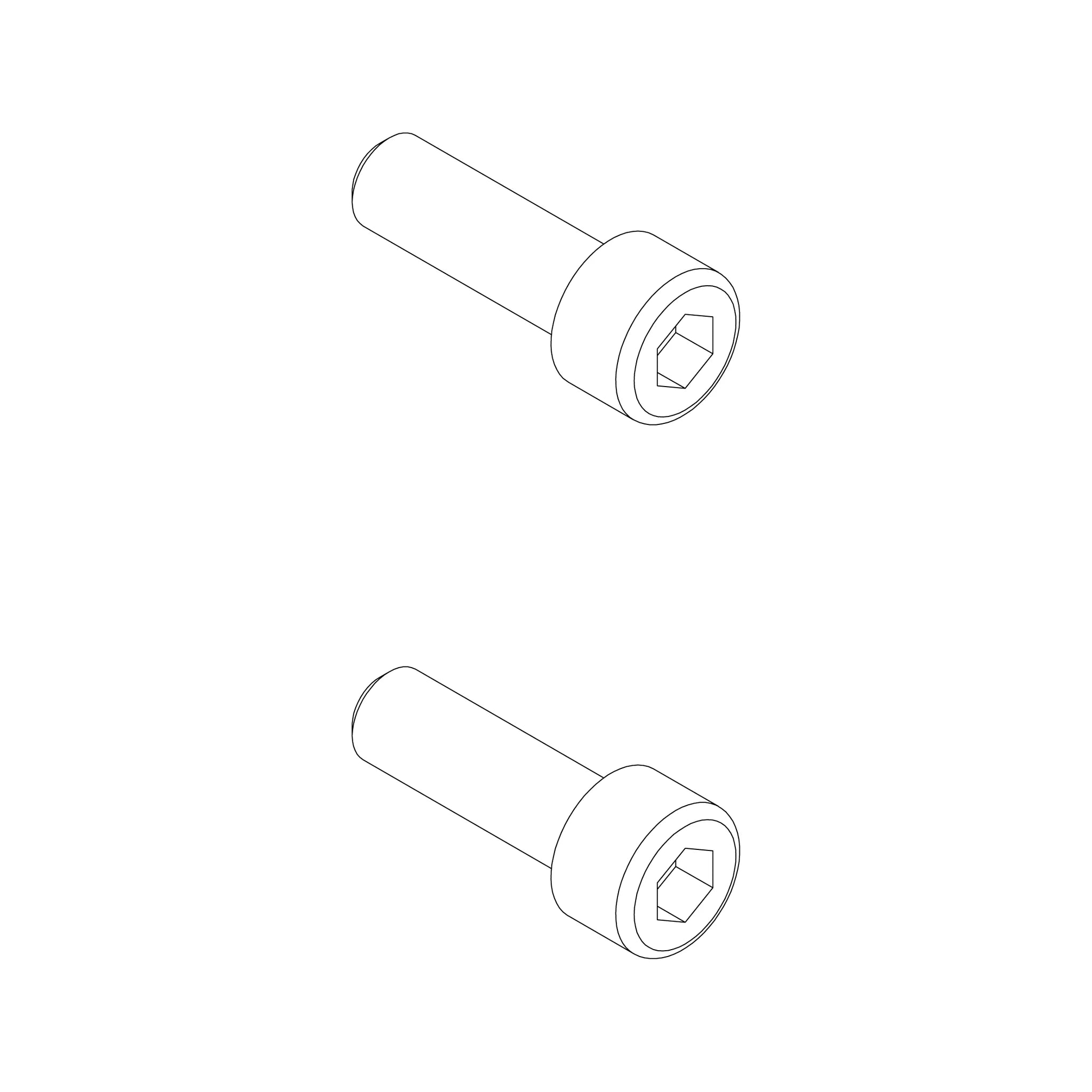 Thule SCREW M8X14,TYPE: K6S,8.8, BLK – 1500054989 – Produktbild 1