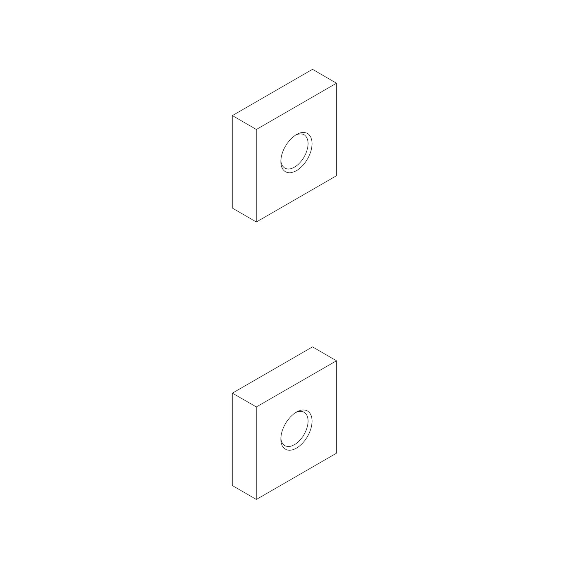 Thule NUT SQUARE NUT M8 – 1500054990 – Produktbild 1
