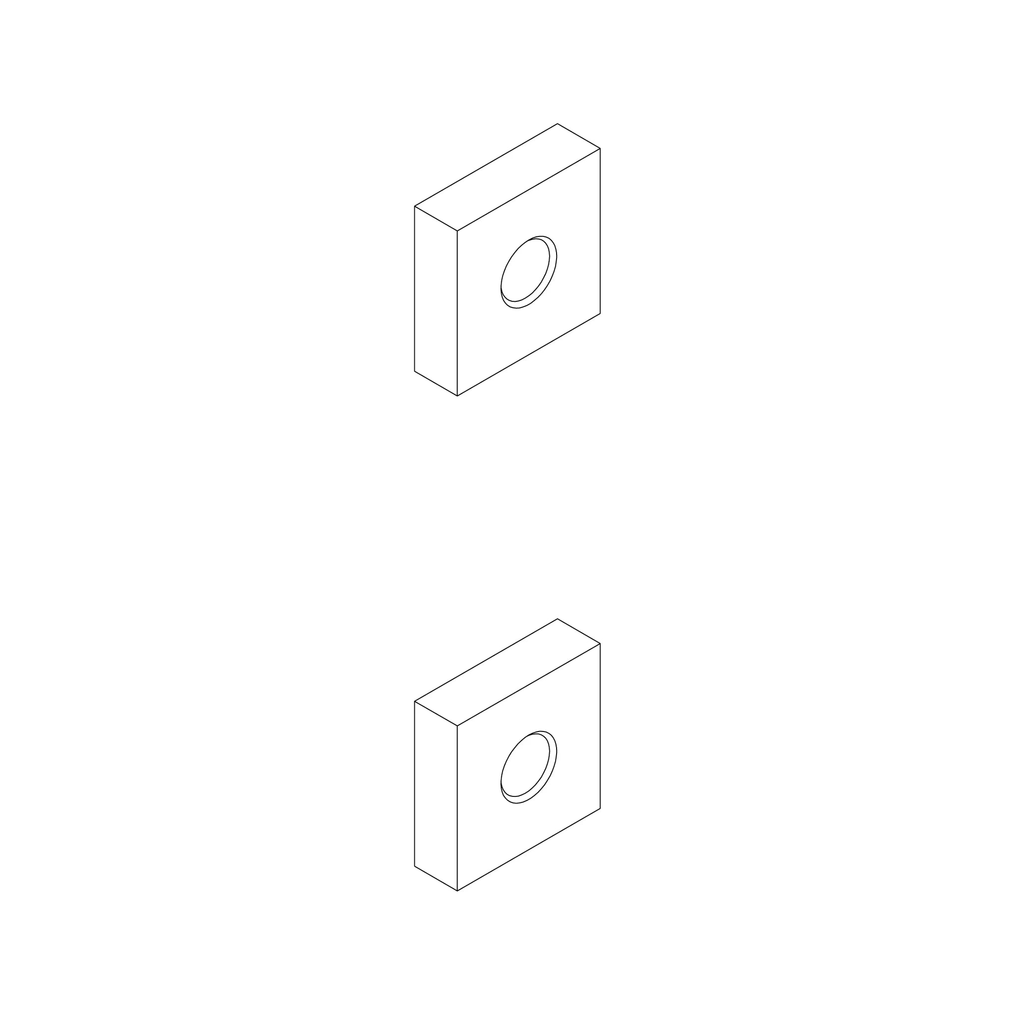 Thule NUT SQUARE NUT M8 – 1500054990 – Produktbild 1