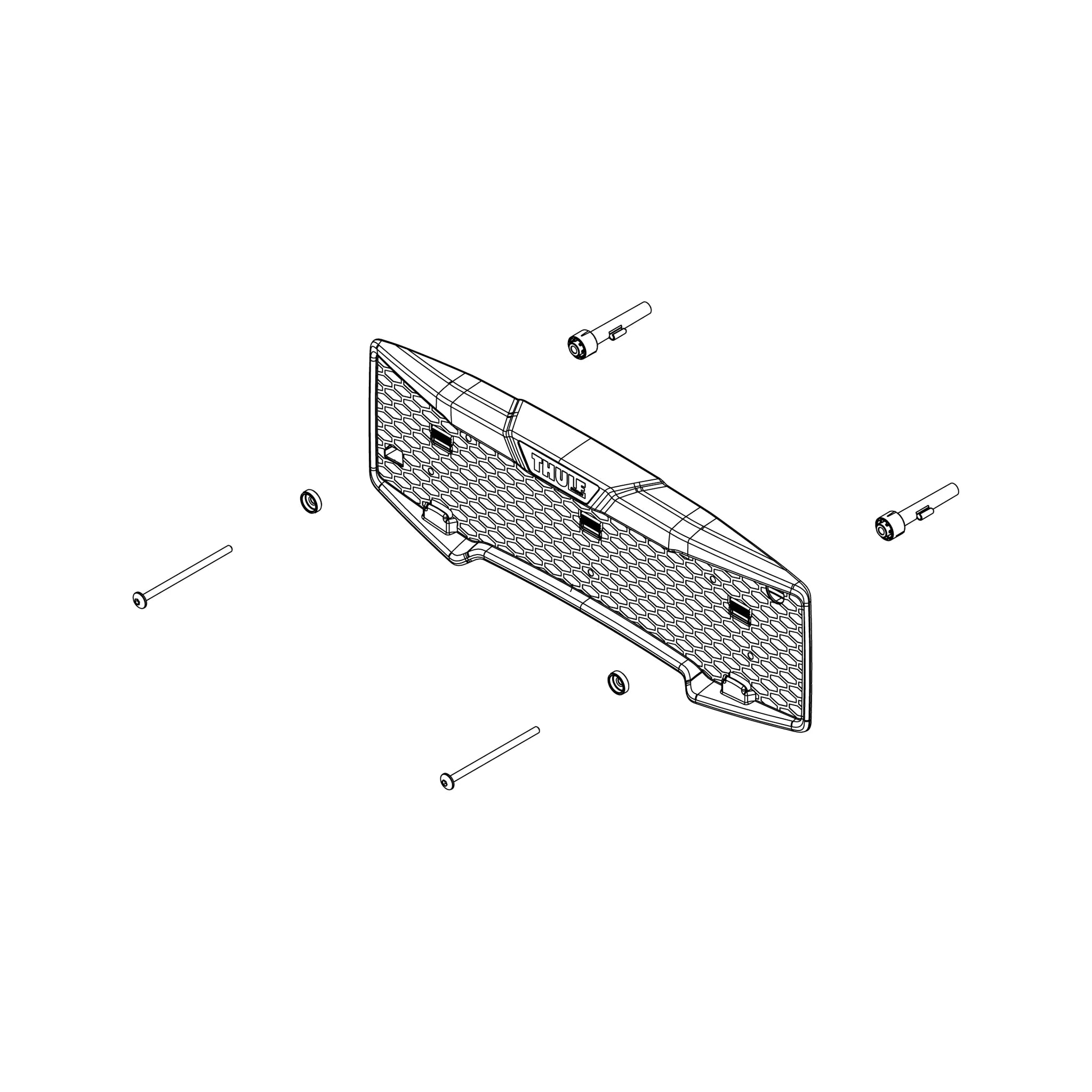 Thule Number plate holder kit – 1500054999 – Produktbild 1