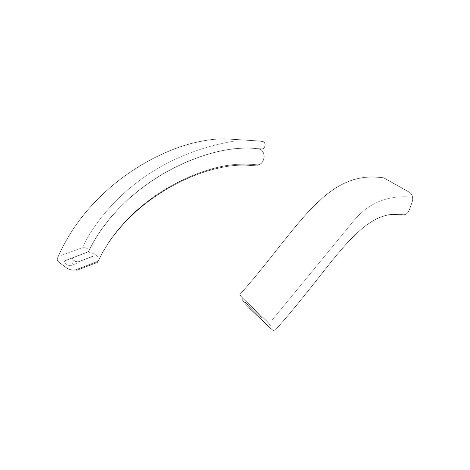Thule SHOULDER PAD LEFT AND RIGHT BLACK – 1500055336 – Produktbild 1