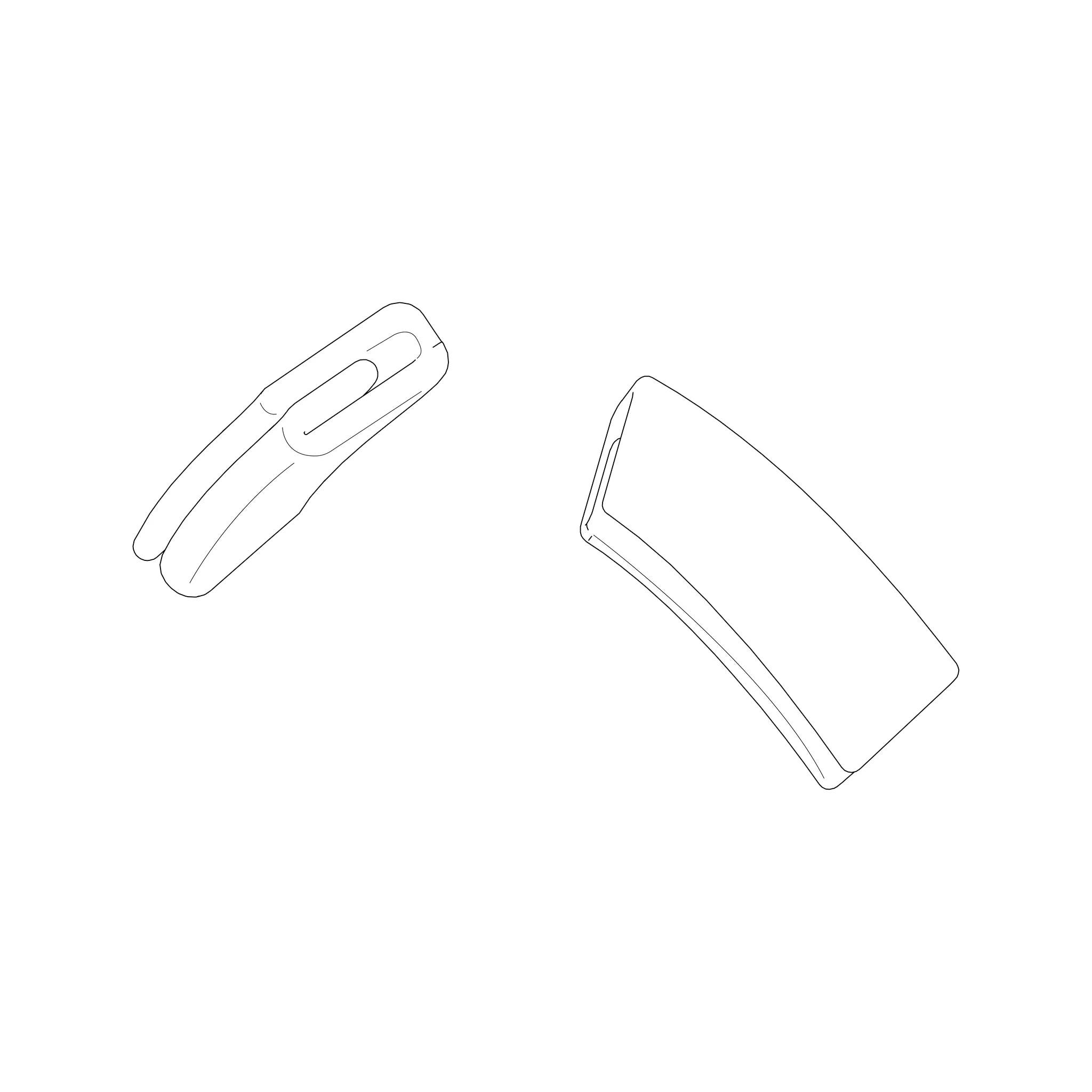 Thule HIP PAD LIGHT GREY – 1500055343 – Produktbild 1