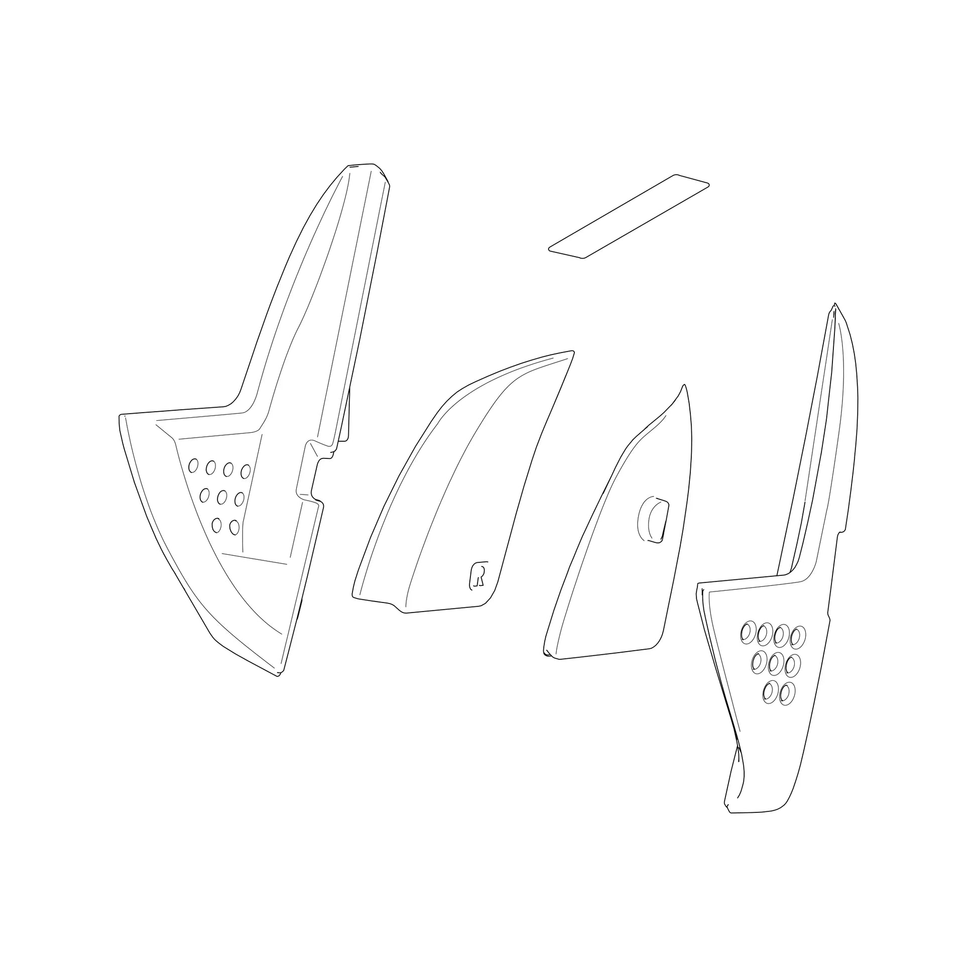 Thule BUMPER SHOULDER INTERNAL LEFT & RIGHT – 1500055352 – Produktbild 1