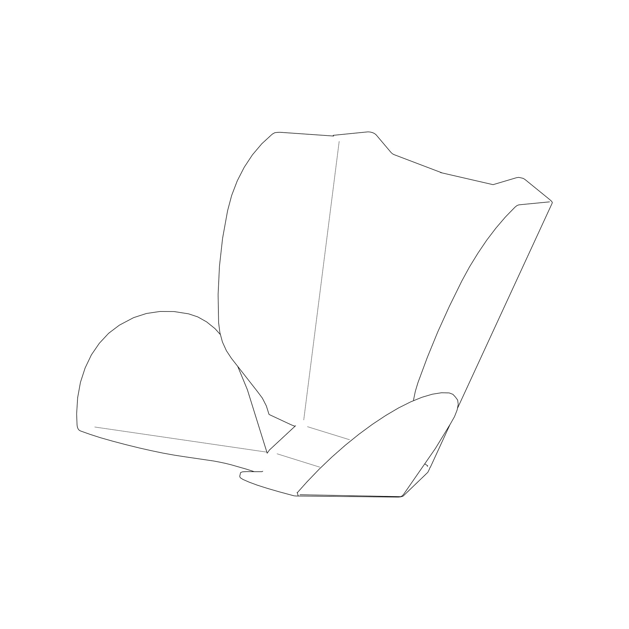 Thule COMFORT LINER MID BLUE RWF – 1500055433 – Produktbild 1