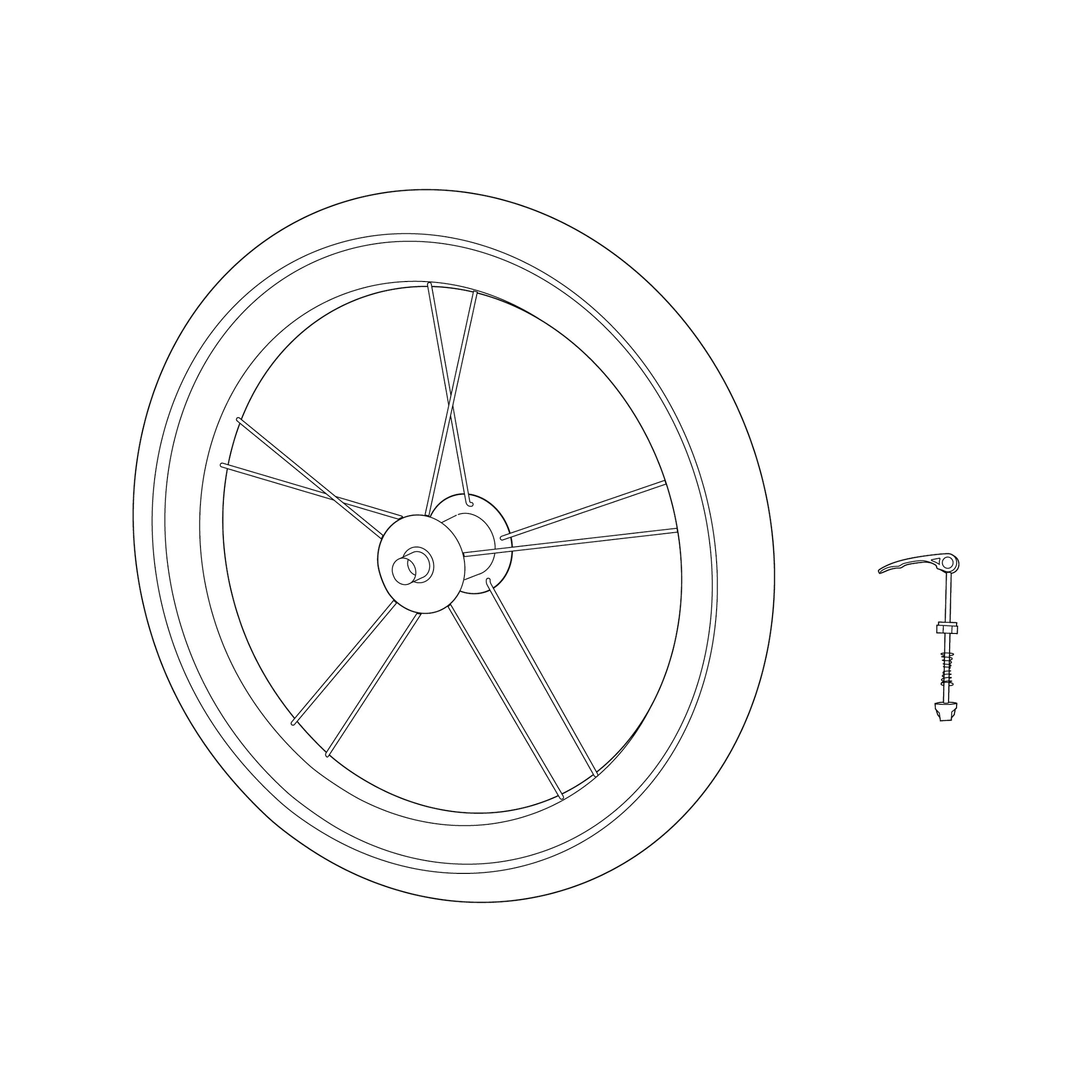 Thule Wheel 16  Jogging Sport + Tour – 1540102418 – Produktbild 1