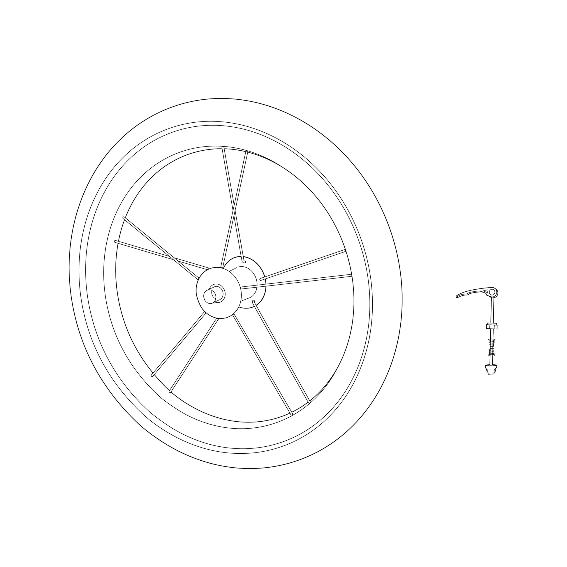 Thule Wheel 16  Jogging Sport + Tour – 1540102418 – Produktbild 1