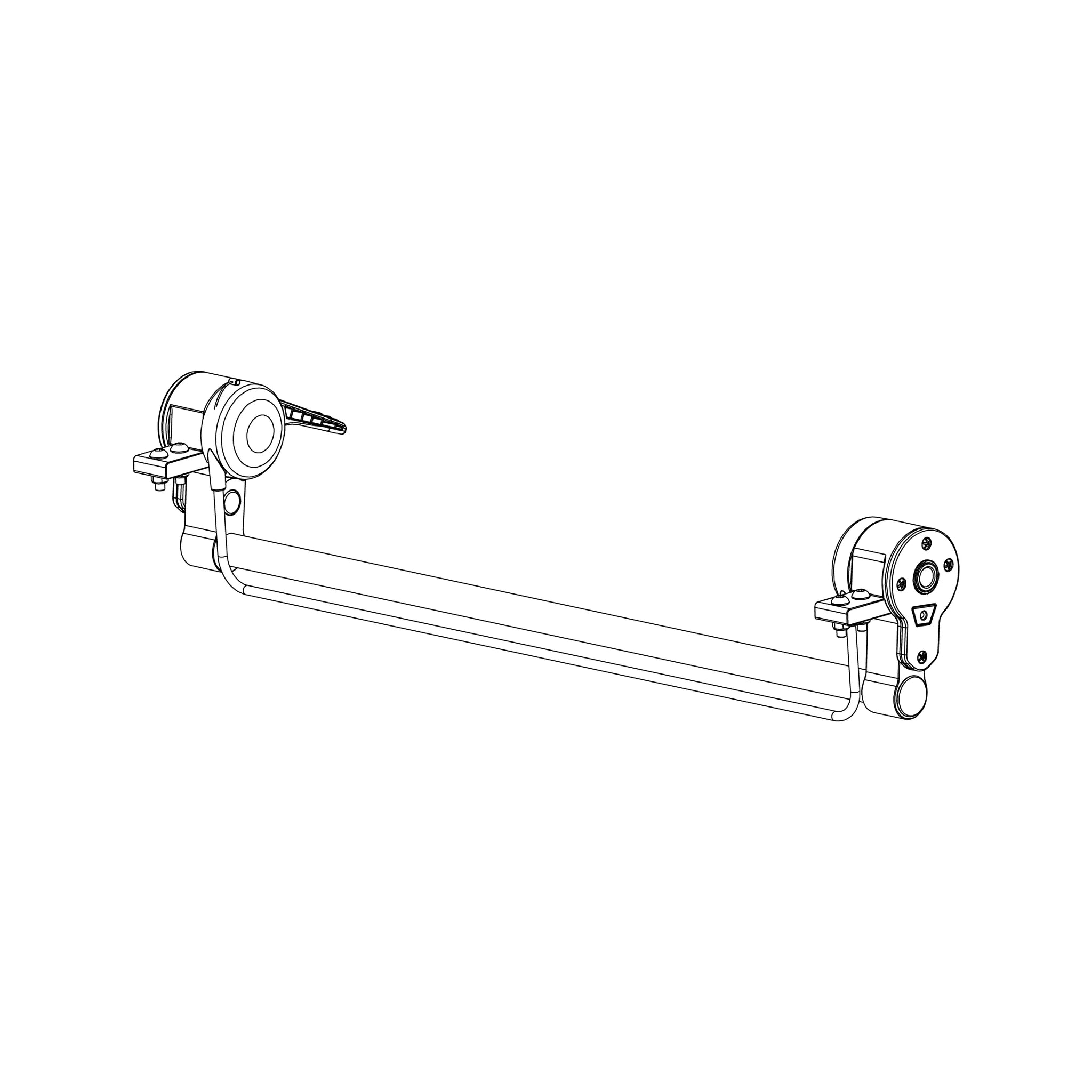 Thule Axle Assembly Cab Double 17-X – 1540105373 – Produktbild 1