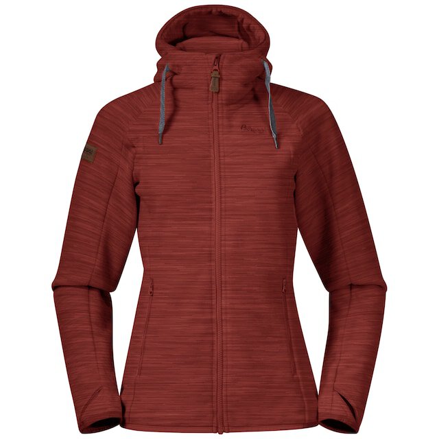 Hareid Fleece W Jacket Chianti Red L