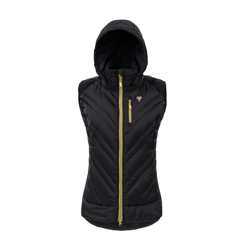 Lightful DownWool Vest W Black - Mustard S