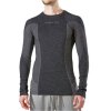 Funktionsunterhemd Herren LS Langarm schwarz/grau – S